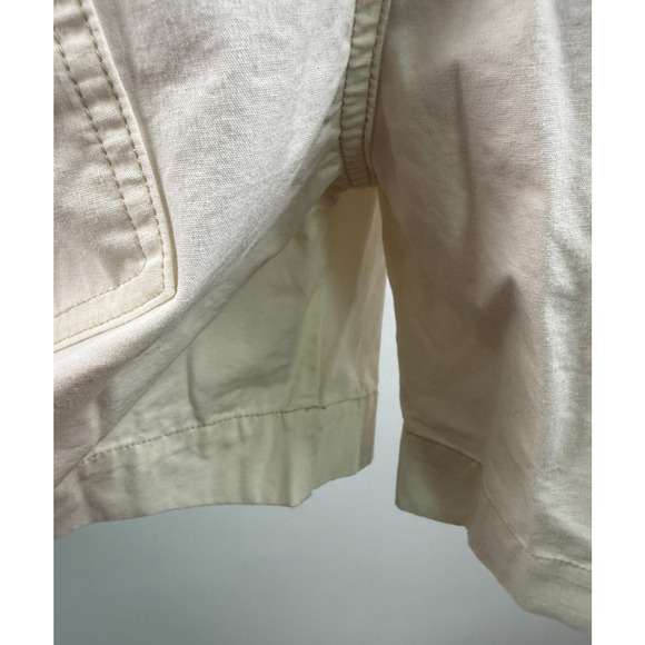 Isabel Marant Etoile Kiara Belted Cotton Poplin Romper Jumpsuit Ecru Sz 4 EU 36 - Picture 9 of 16